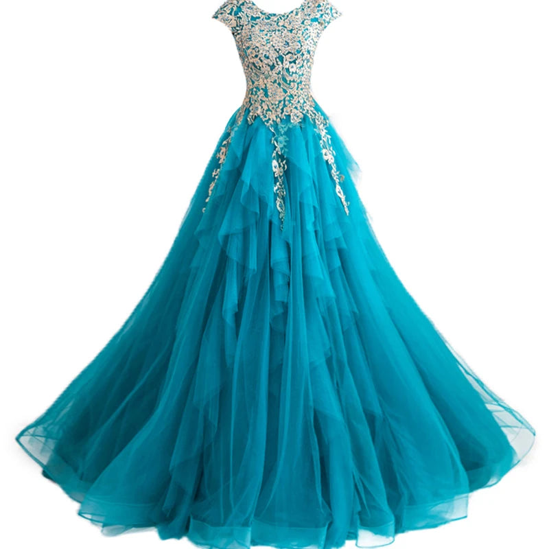 Macy Maternity Appliques Beaded Party Prom Dresses Ball Gown Long Sweetheart Evening Gowns