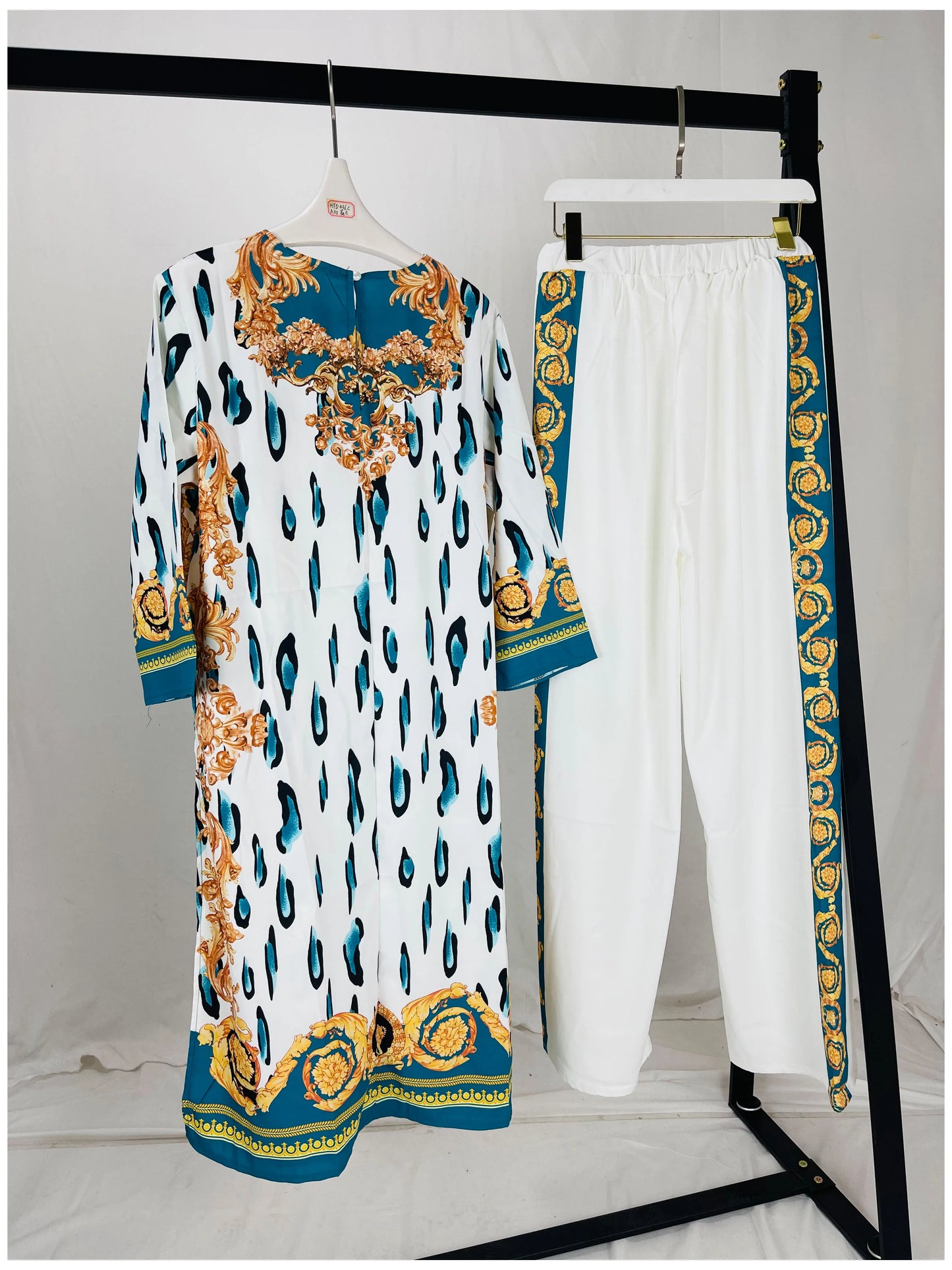 Maxy New Fashion Suit (Dress and Trousers) for Lady - Sexy and Elegant African 2 Pieces Clothing Set