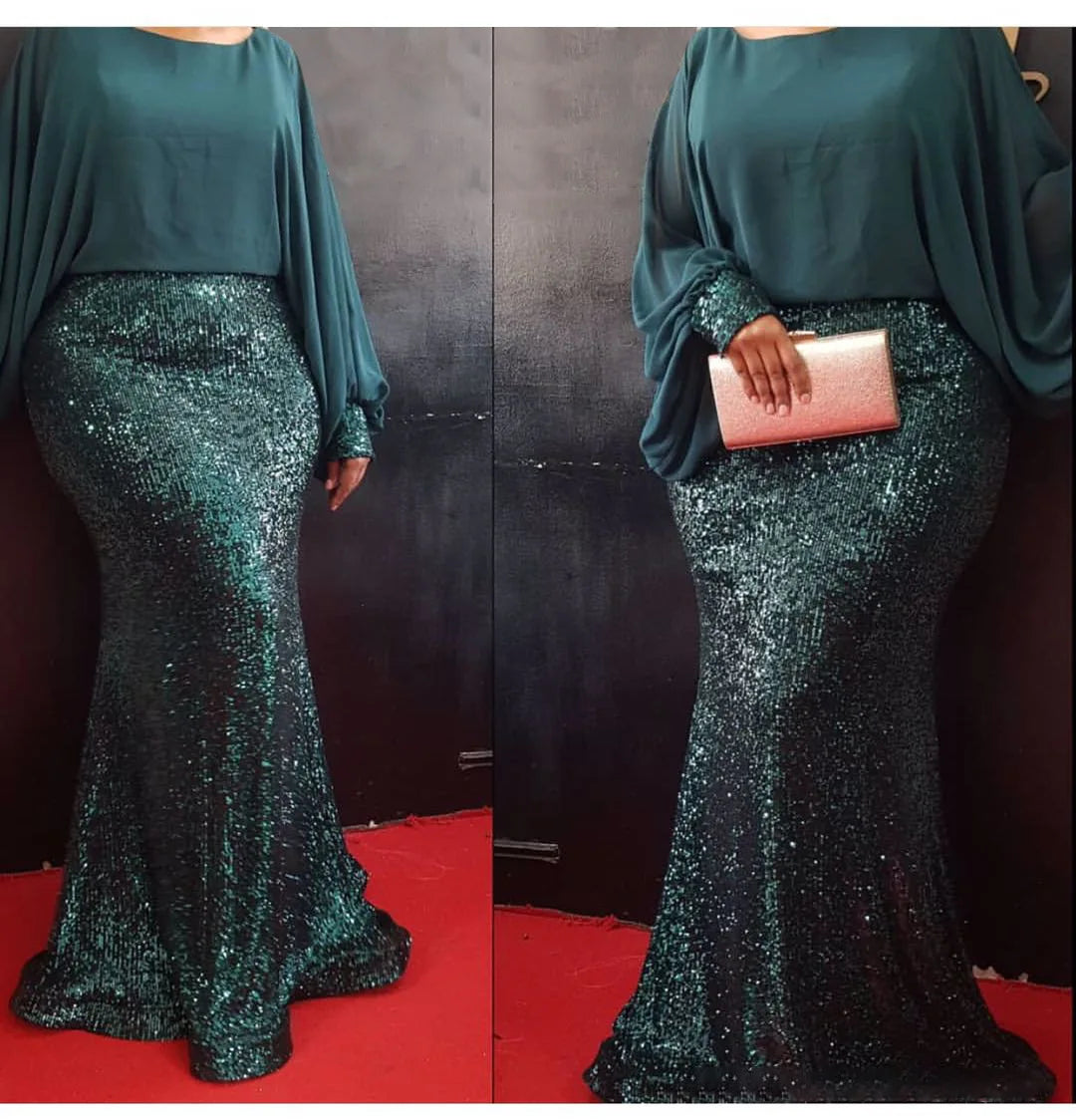 Babs Elegant Dresses for Women New Fashion Ladies Evening Party Gowns Outfit Sequin Dress