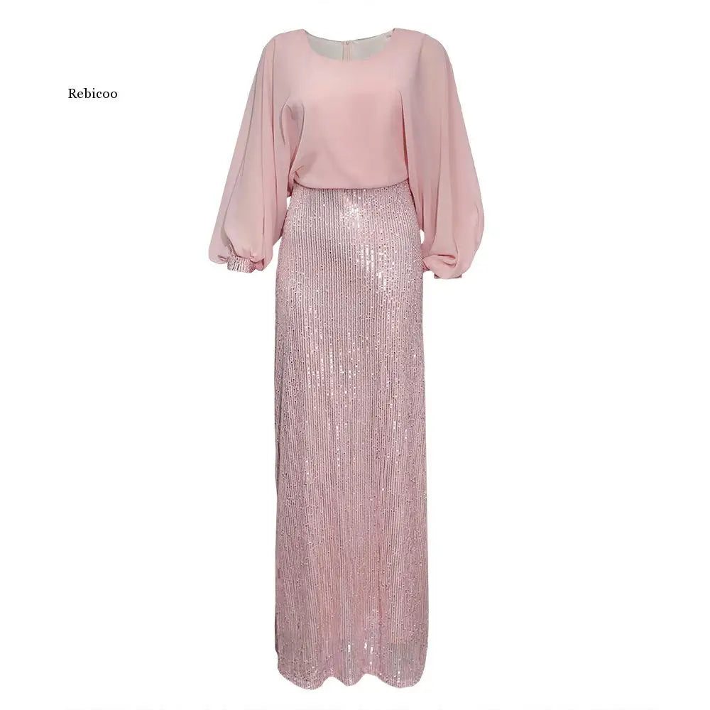 Babs Elegant Dresses for Women New Fashion Ladies Evening Party Gowns Outfit Sequin Dress