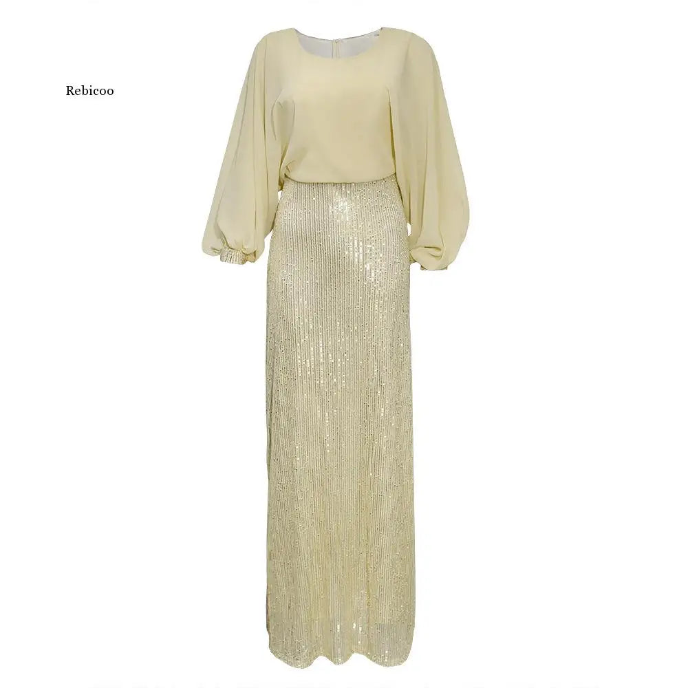 Babs Elegant Dresses for Women New Fashion Ladies Evening Party Gowns Outfit Sequin Dress