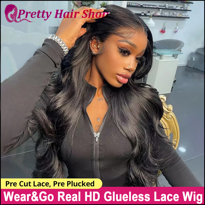 Maxy Body Wave Wear and Go Glueless Brazilian Human Hair Lace Wig