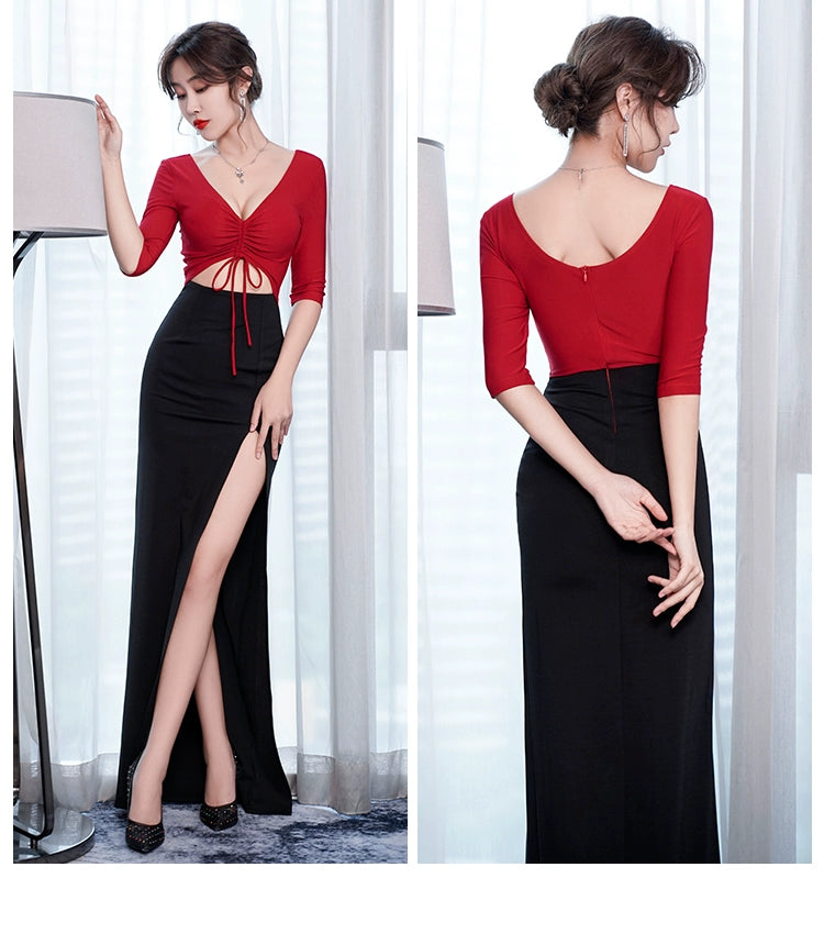 Maxy Slim-Fit Nightclub Dress Long Sauna Evening Dress