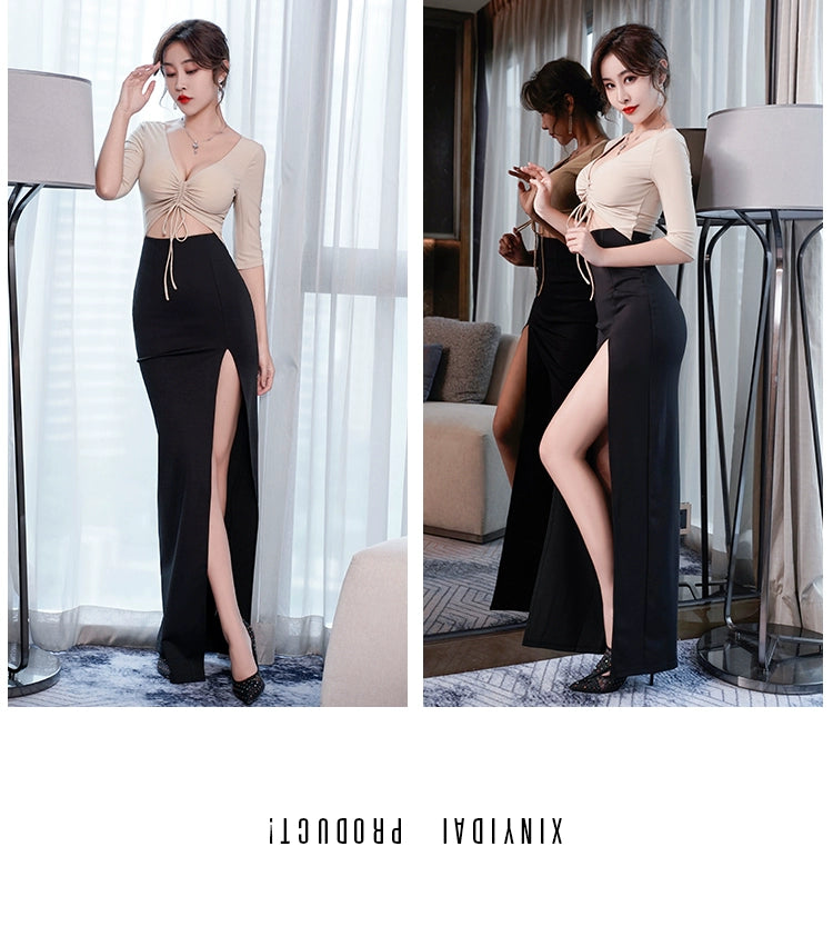 Maxy Slim-Fit Nightclub Dress Long Sauna Evening Dress