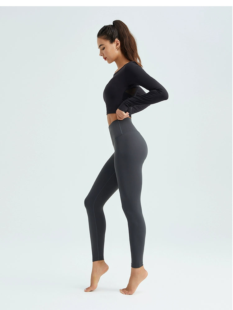 Mercygrace Fabric High Waist Hip Raise Yoga Pants