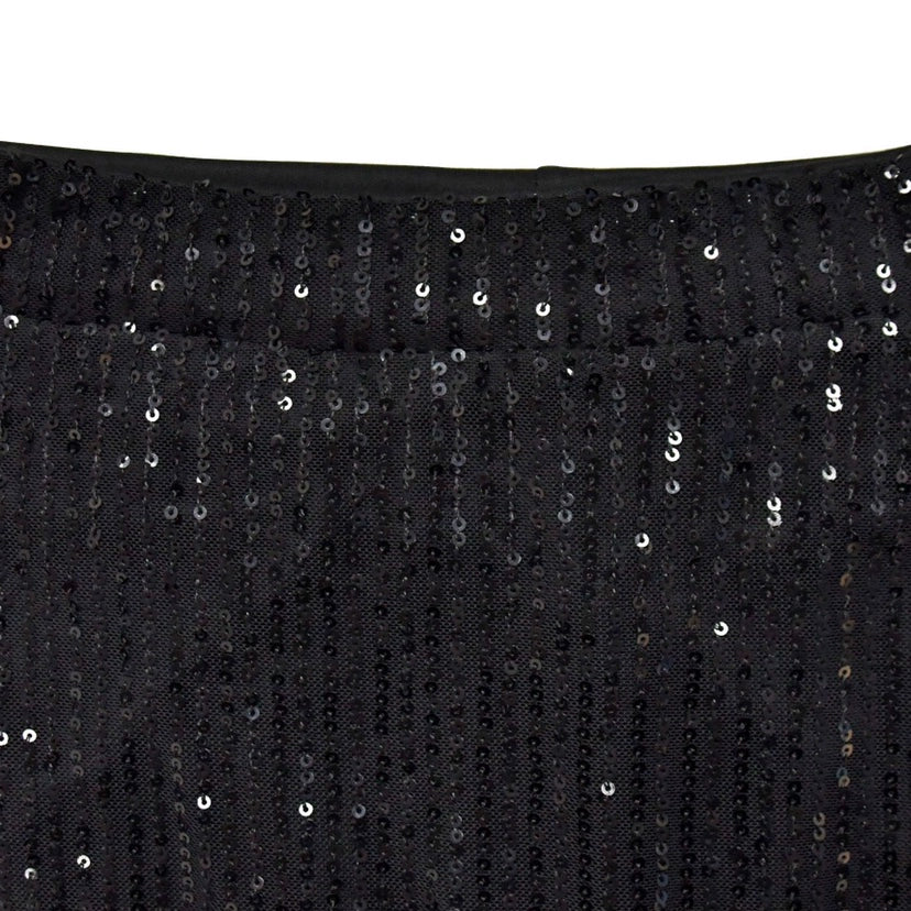 Amay Women's Sparkle Pearls Sequins Top Maxy Skirt Set Glitter