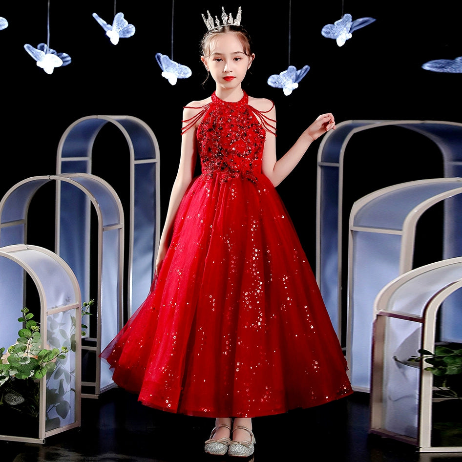 Babs Host Elegant Graceful Catwalk Tulle Tutu Children's Dress