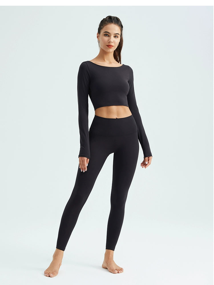 Mercygrace Fabric High Waist Hip Raise Yoga Pants