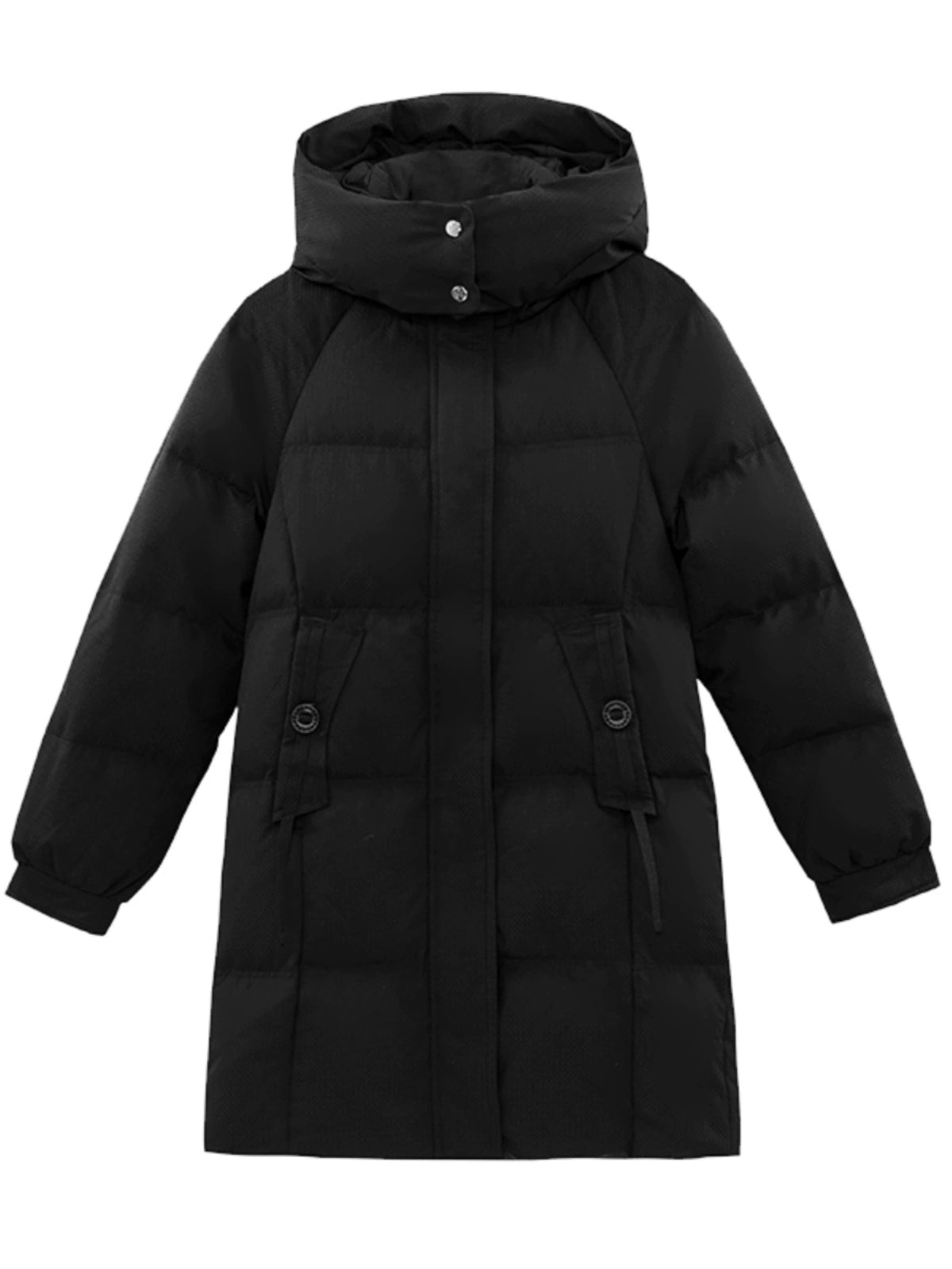 Maxy Yaloo Mid Length Long Length Loose and Warm Outwear down Jacket