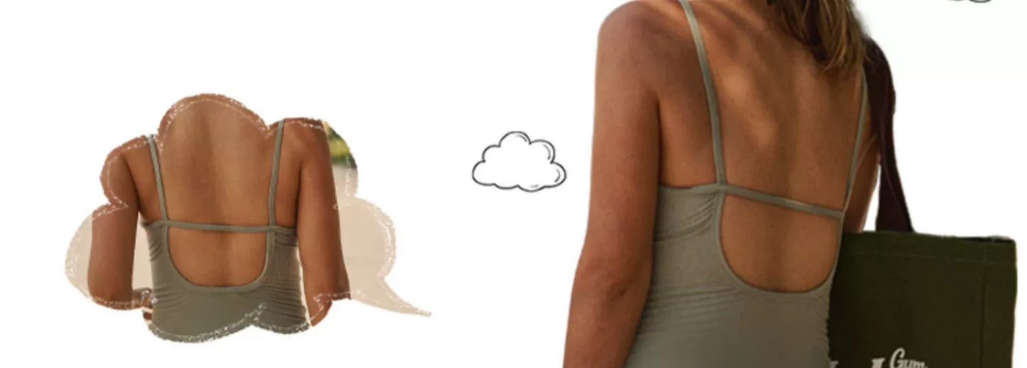 Babs Eden Strap Showing Chest Pad Dress