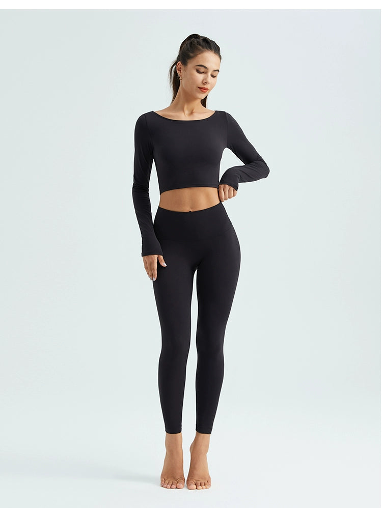 Mercygrace Fabric High Waist Hip Raise Yoga Pants