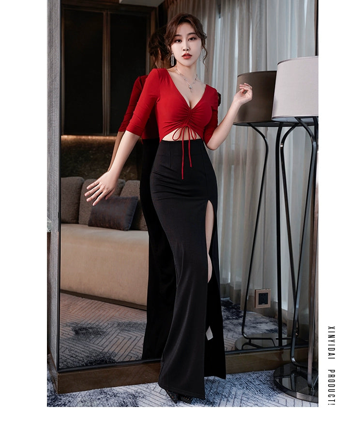 Maxy Slim-Fit Nightclub Dress Long Sauna Evening Dress