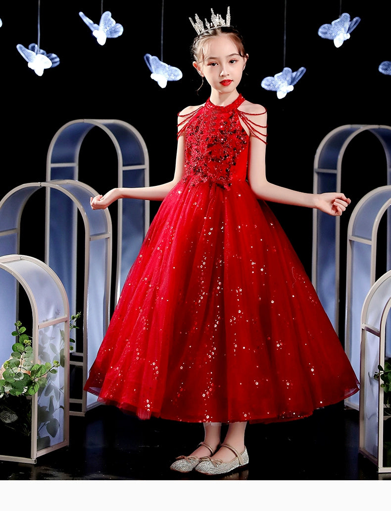 Babs Host Elegant Graceful Catwalk Tulle Tutu Children's Dress