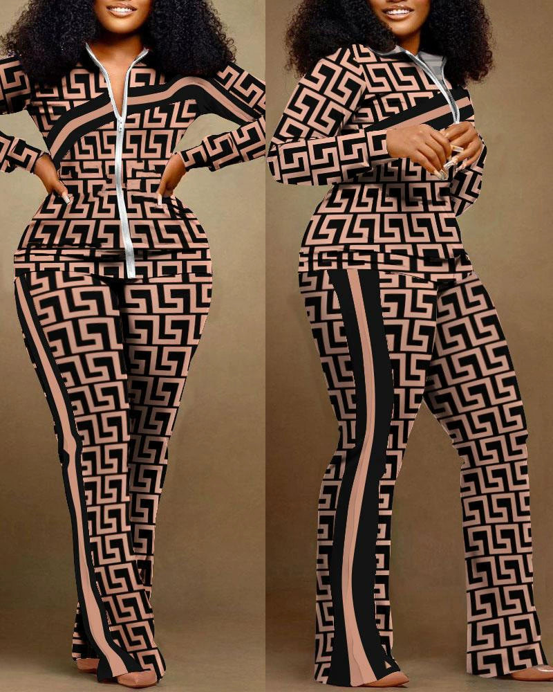 Maxy Two Piece Pant Set Women Africa Clothes African Dashiki New dress