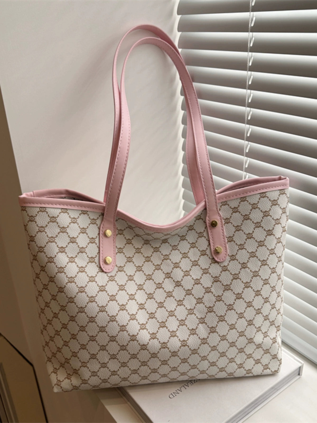 Maxy Retro Print Spring Big Bag New Trendy Beautiful Korean Style Women's Bag Shoulder Bag Commuter Large Capacity Tote Bag