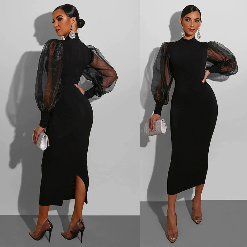 New Mercygrace Stitching Dress American Women Party Dresses