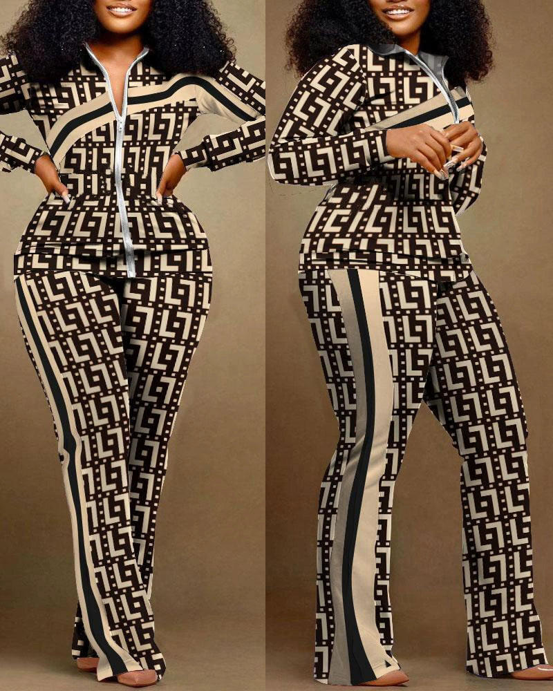 Maxy Two Piece Pant Set Women Africa Clothes African Dashiki New dress