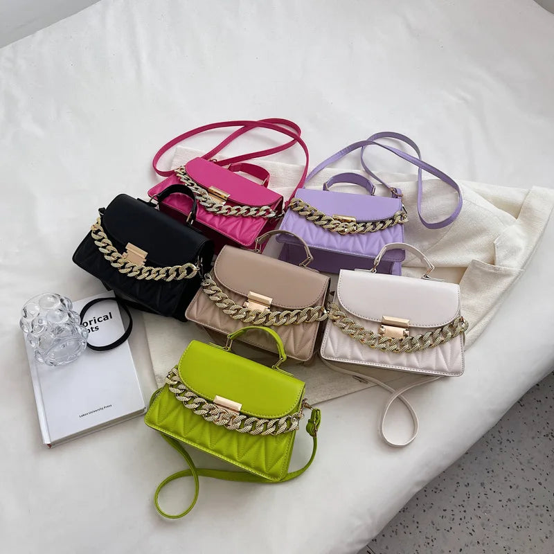 Maxy New Designer Shoulder Bag Fashion Chain Crossbody Bags For Women Brand Ladies Handbags And Purses