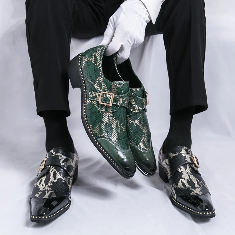 Visco Oxford Dress Fashion Man Business Shoe Handmade Wedding Man Shoe Designer Formal Leather Shoes Luxury Party Prom Formal Shoes
