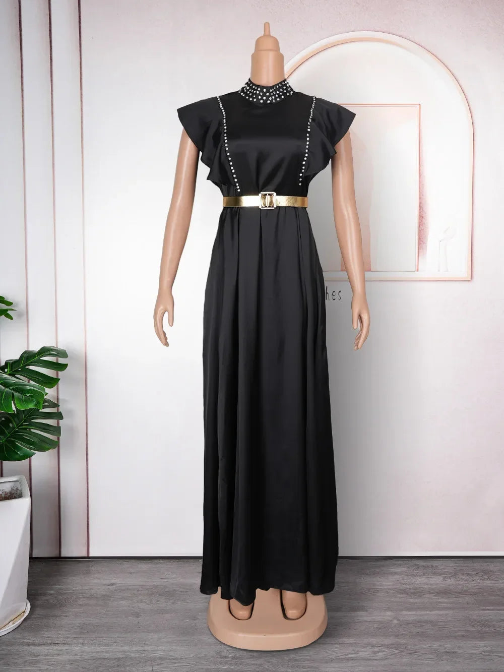 Babs Elegant Dresses For Women Summer Fashion Sleeveless Wedding Party Long Dress Plus Size Evening Gown Ladies Clothing