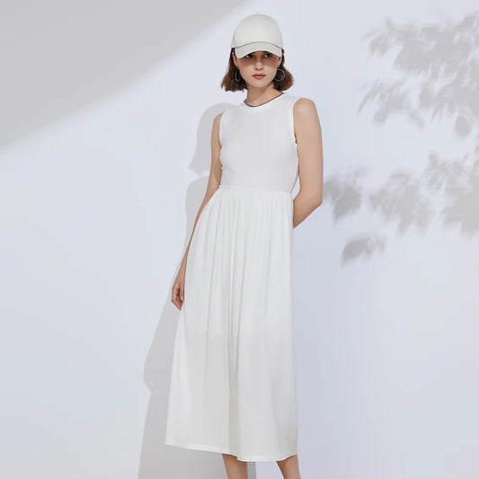Maxy K2325W Luxury Women's Clothing Summer Evening Dresses Elegant Long vest Dress Ladies Clothes gown