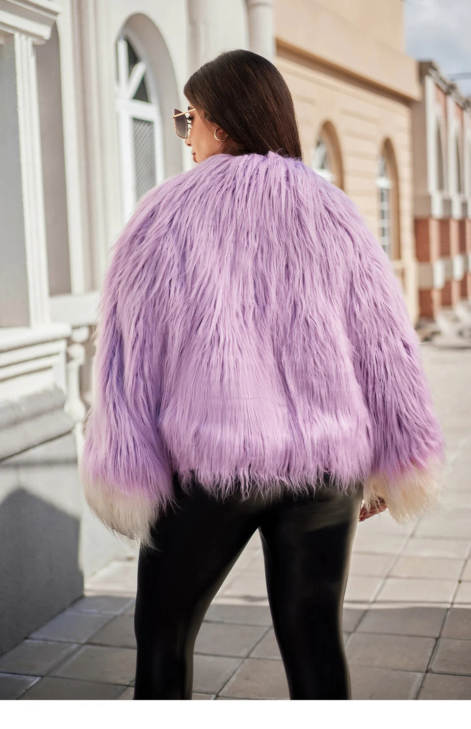 Gacy Faux Fur Coat Women Winter Loose Cardigan Fur Jacket Plus Size Stylish Female Luxury Furry Overcoat Girl Streetwear
