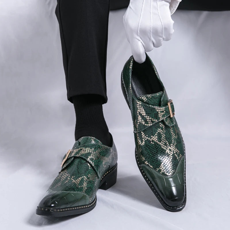 Visco Oxford Dress Fashion Man Business Shoe Handmade Wedding Man Shoe Designer Formal Leather Shoes Luxury Party Prom Formal Shoes