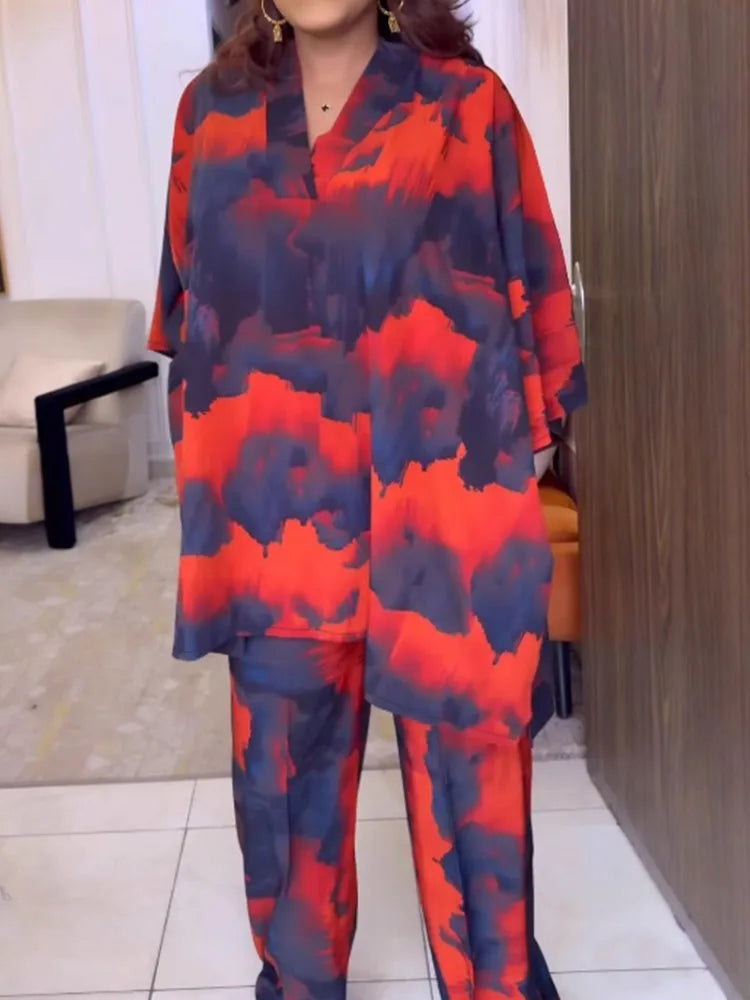 Maxy 2 Piece Women Sets New Arrival Plus Size Spring Autumn Matching Sets Top And Pants Suits Outfits Oversized Clothing