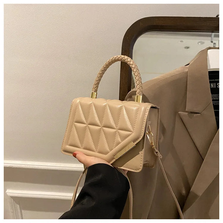 Maxy New Fashion Shoulder Bag Plaid PU Leather Ladies Handbags Designer Crossbody Bags For Women