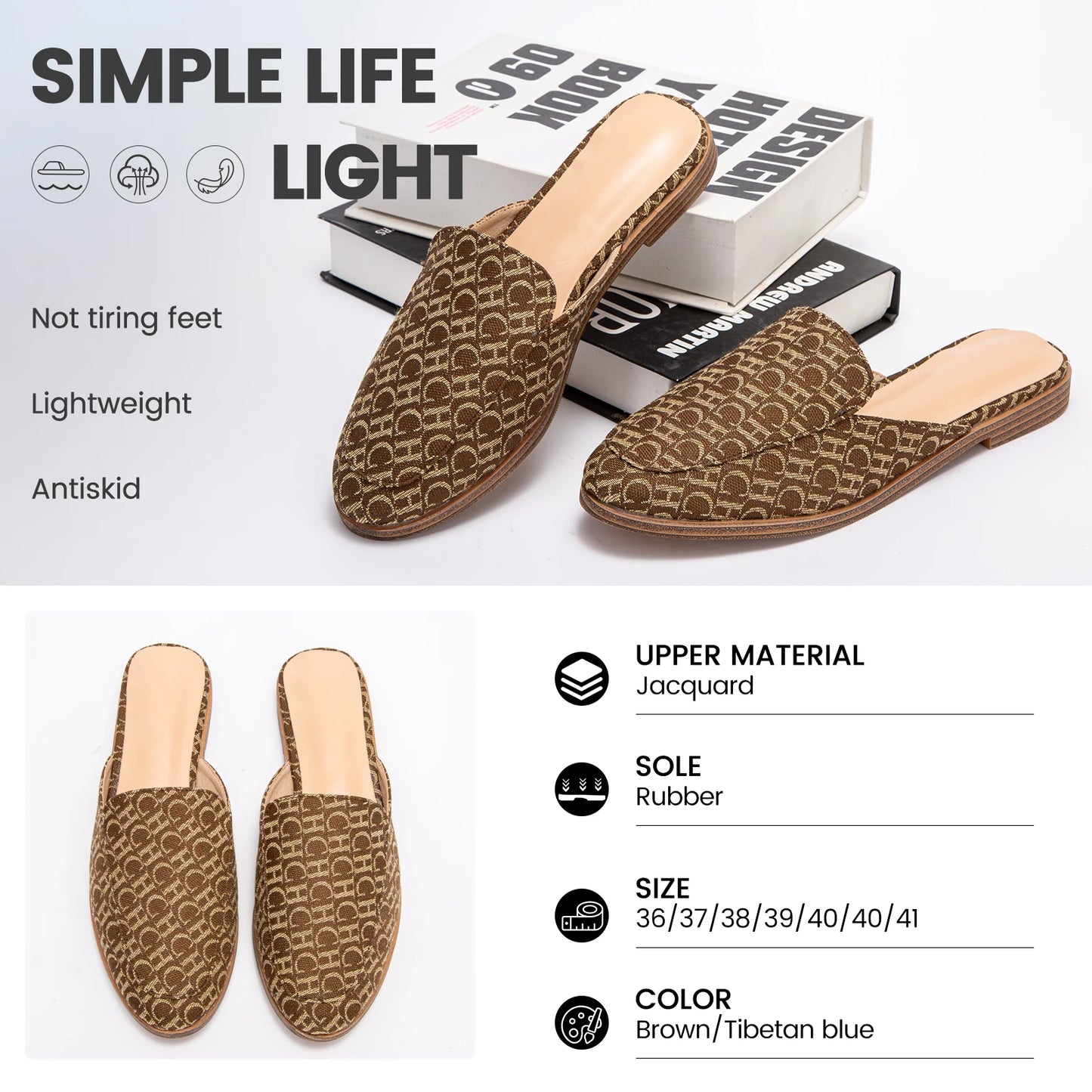 Maxy Women Summer New Cool and Anti slip Slippers with Letter Printing Design, Casual Slippers, Sandals, Exquisite Craftsmanship