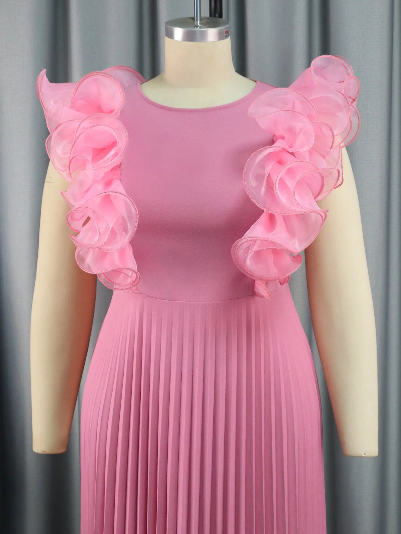 Babs Dresses for Women Party Wear Formal Elegant Macy Pleated Gowns Dress Celebrate Occasion Evening Robes