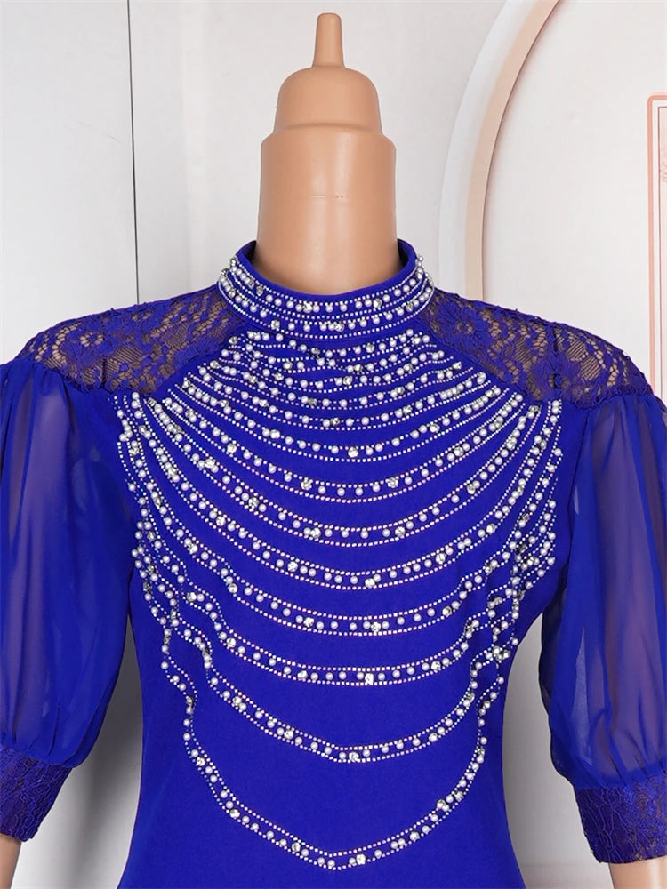 Babs Dresses For Formal Occasions African Women Wedding Party Evening Gown Africa Clothing Office Ladies Elegant Overalls Outfit