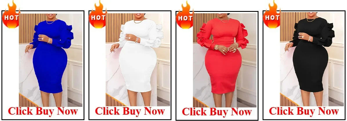 Maxy Plus Size African Dresses for Women L-4XL Autumn Fashion Africa Long Sleeve V-neck Long Maxy Dress Gowns Outfits Africa Clothing