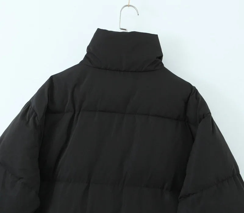 Macy Fashion Over-the-knee Mid-length Quilt Cotton-padded Jacket Plus Size Women's Winter Good Quality Korean Style Large Parka