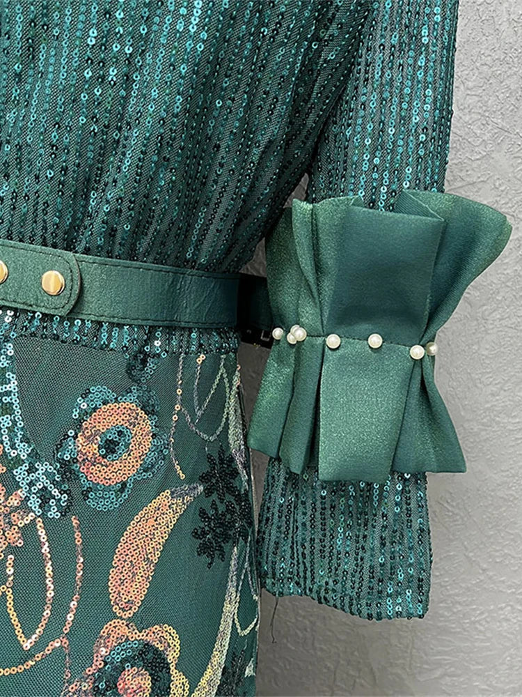 Macy Fashion Summer Dresses Luxury Sequin Mermaid Robe Dubai African Women Wedding Party Prom Evening Gown Dashiki Ankara Outfit