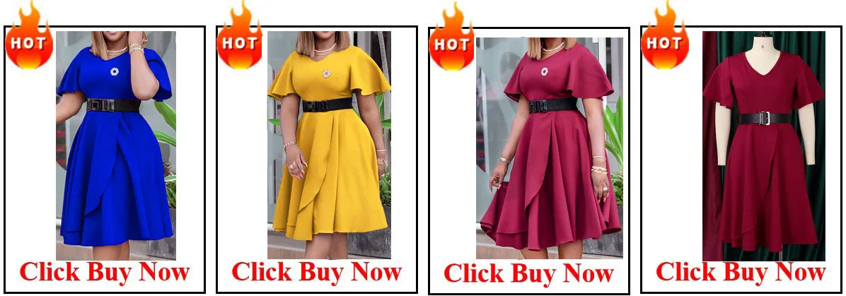 Maxy 2XL-6XL American Dresses for Women 2024 Summer American Women Printing Plus Size Dress Africa Clothes for Woman