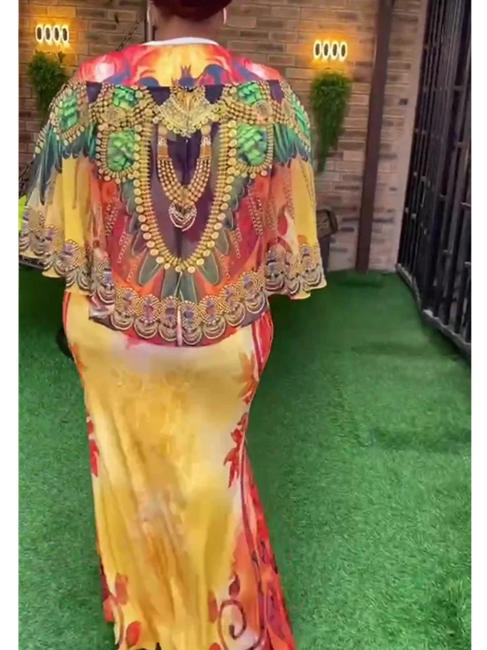 Babs Elegant African Dresses for Women New Spring Africa Clothing Plus Size Evening Party Long Dress Dashiki Ankara Outfits Gown