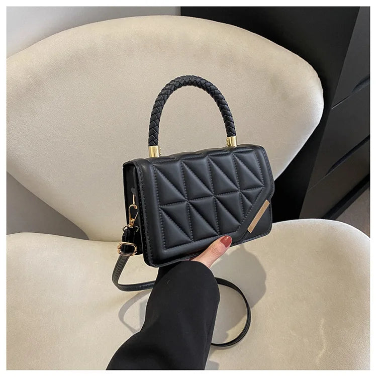 Maxy New Fashion Shoulder Bag Plaid PU Leather Ladies Handbags Designer Crossbody Bags For Women
