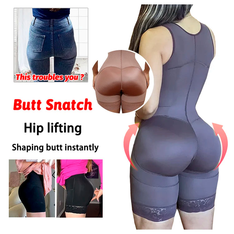 Maxy Slimming Fajas Girdles Colombian Shaper Compression Corset Corrective Sheath Tummy Control Bodysuit Butt Lifter Women Shapewear