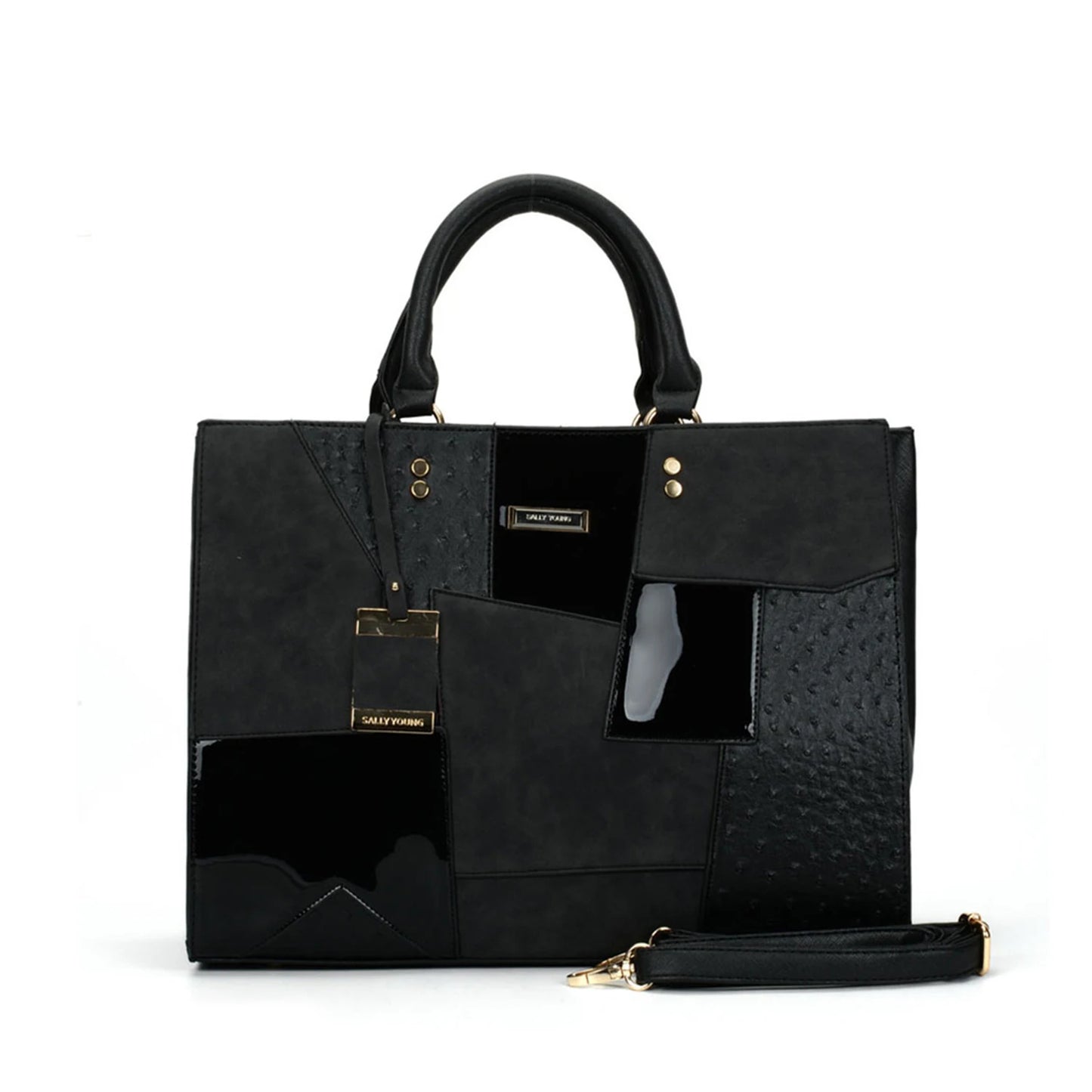 Maxy Large Ladies Handbags Single-shoulder Crossbody Handheld Triple-use Satchel Portable Leisure Bag