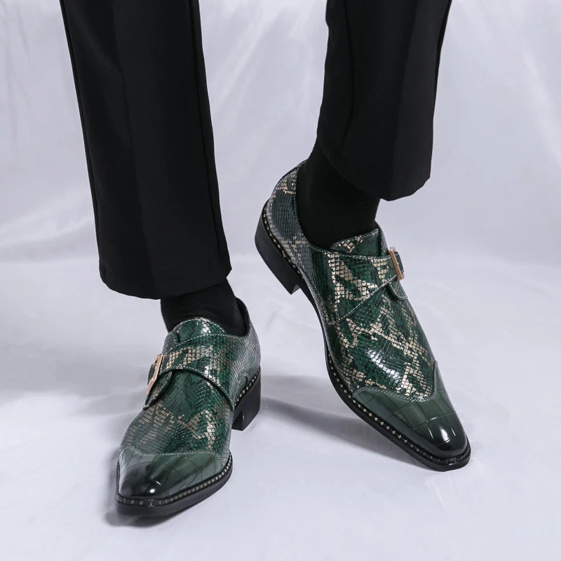 Visco Oxford Dress Fashion Man Business Shoe Handmade Wedding Man Shoe Designer Formal Leather Shoes Luxury Party Prom Formal Shoes