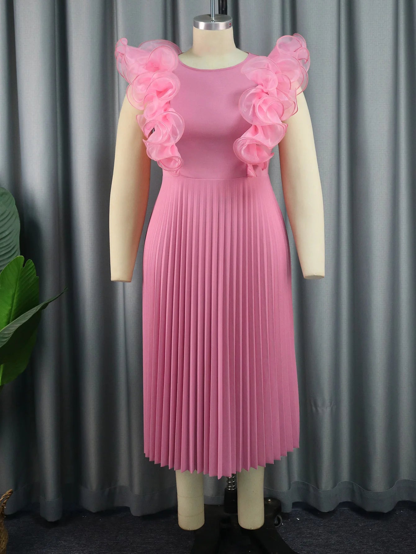 Babs Dresses for Women Party Wear Formal Elegant Macy Pleated Gowns Dress Celebrate Occasion Evening Robes