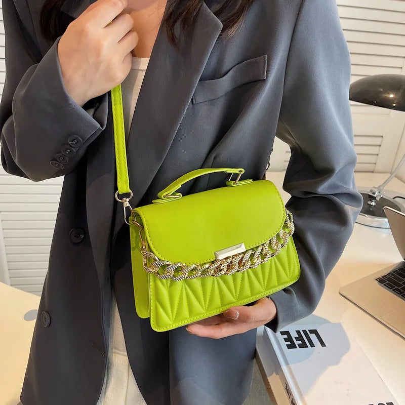 Maxy New Designer Shoulder Bag Fashion Chain Crossbody Bags For Women Brand Ladies Handbags And Purses