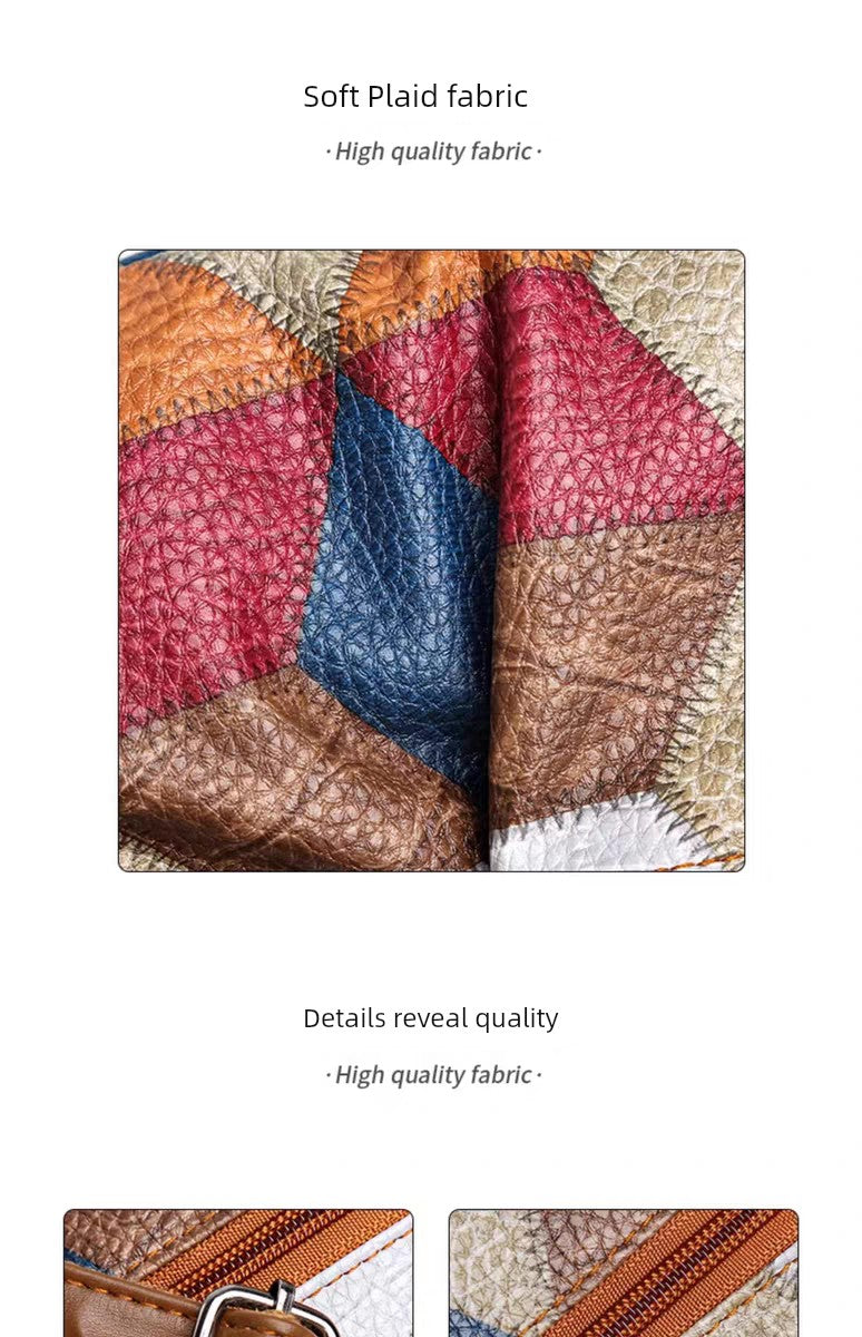 Maxy Multi-Layer Large Capacity Neutral Casual Shoulder Leather Women Bag