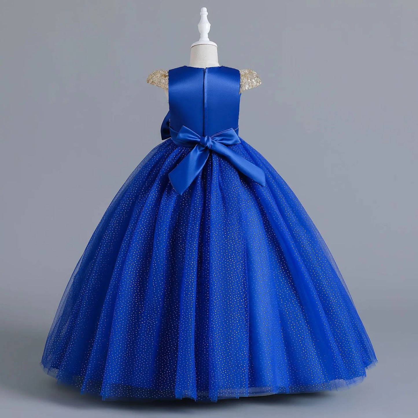 Maxy Girls' Wedding Dress Pompadour Princess Children's Christmas Evening Dresses