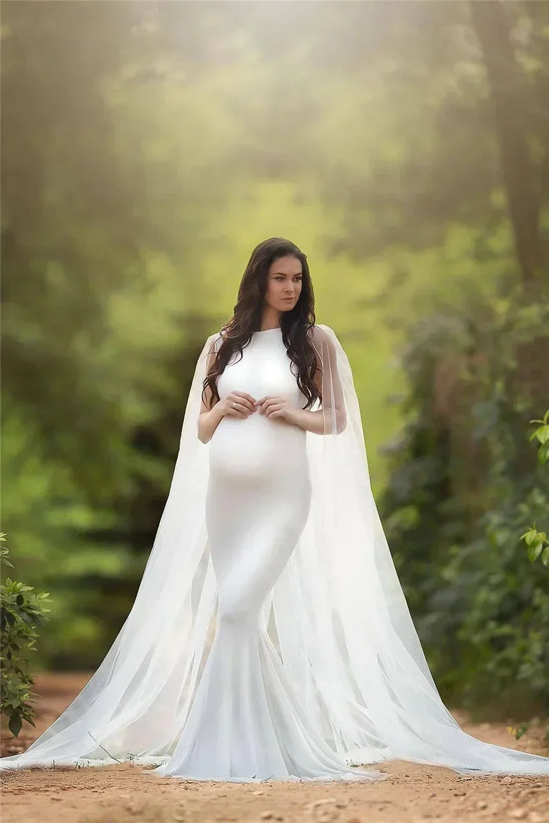 Elegant Maternity Gown Lace Macy Dress Pregnant Women Clothes Photography Pregnancy Dress Maternity Dresses for Photo Shoot