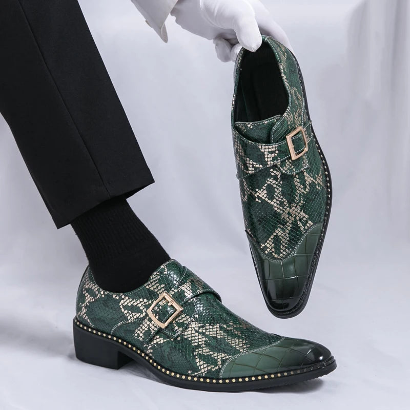 Visco Oxford Dress Fashion Man Business Shoe Handmade Wedding Man Shoe Designer Formal Leather Shoes Luxury Party Prom Formal Shoes