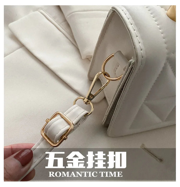 Maxy New Fashion Shoulder Bag Plaid PU Leather Ladies Handbags Designer Crossbody Bags For Women