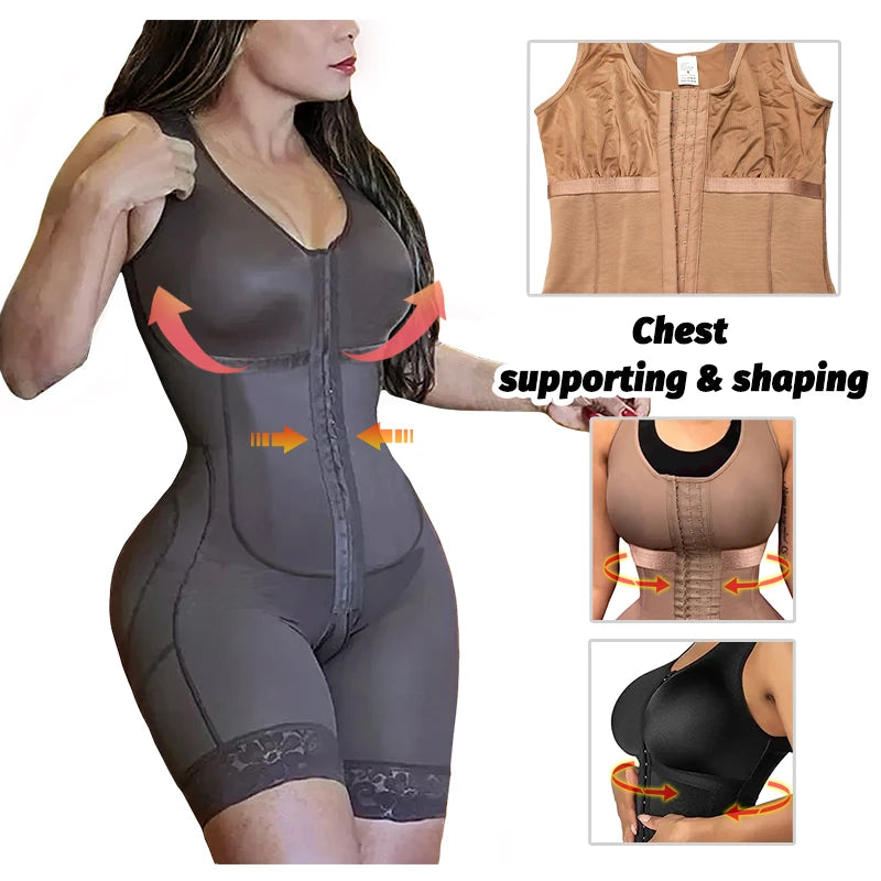 Maxy Slimming Fajas Girdles Colombian Shaper Compression Corset Corrective Sheath Tummy Control Bodysuit Butt Lifter Women Shapewear