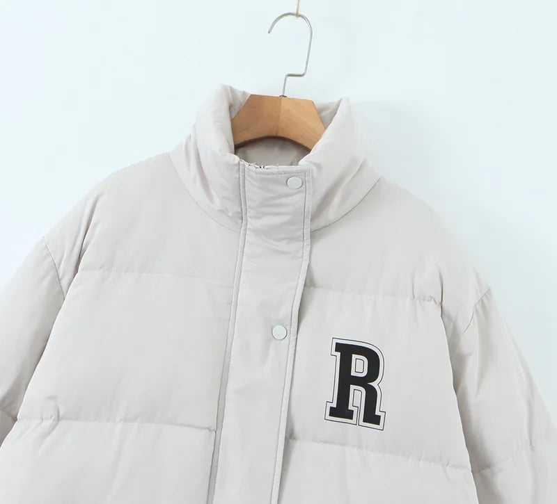 Macy Fashion Over-the-knee Mid-length Quilt Cotton-padded Jacket Plus Size Women's Winter Good Quality Korean Style Large Parka